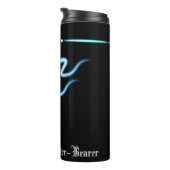 Zodiac Constellation Aquarius Thermal Tumbler Thermosbecher (Nach rechts gedreht)