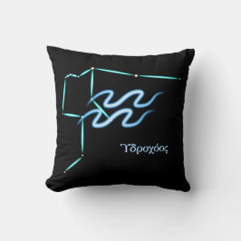 Zodiac Constellation Aquarius Throw Kissen