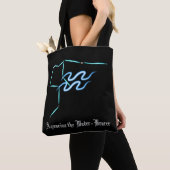 Zodiac Constellation Aquarius Tote Bag Tasche (Von Nahem)