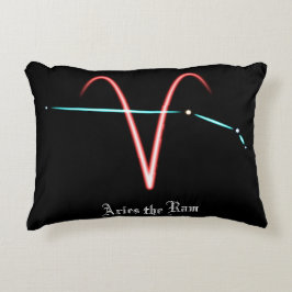 Zodiac Constellation Aries Accent Pillow Dekokissen
