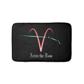 Zodiac Constellation Aries Bath Mat Badematte (Vorderseite)