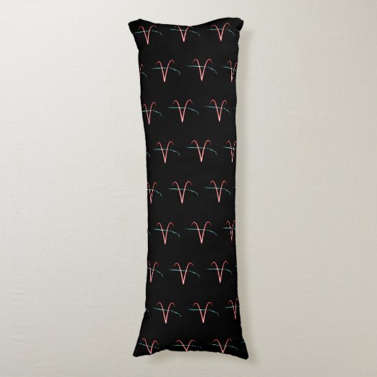 Zodiac Constellation Aries Body Pillow Seitenschläferkissen (Vorderseite Vertikal)