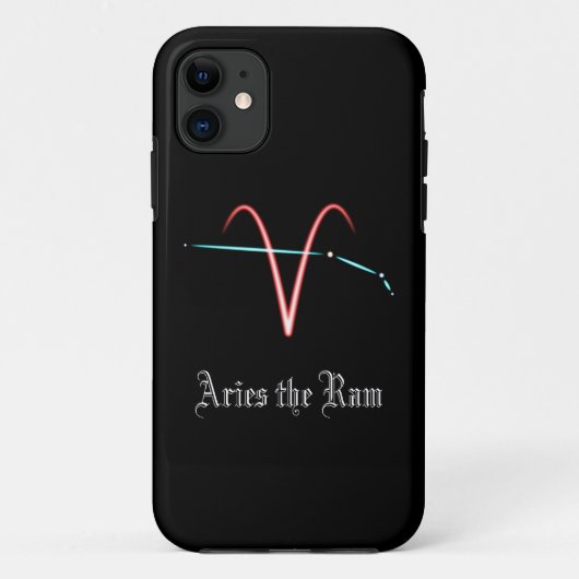 Zodiac Constellation Aries Case-Mate iPhone Hülle (Rückseite)