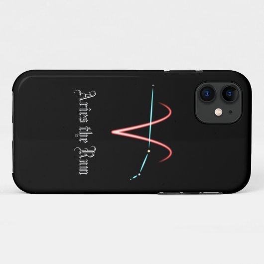 Zodiac Constellation Aries Case-Mate iPhone Hülle (Rückseite (Horizontal))