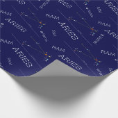 Zodiac Constellation Aries Geschenkpapier (Ecke)