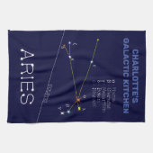 Zodiac Constellation Aries Geschirrtuch (Horizontal)