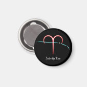 Zodiac Constellation Aries Magnet (Vorderseite/Rückseite)