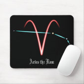 Zodiac Constellation Aries Mouse Pad Mousepad (Mit Mouse)