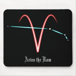 Zodiac Constellation Aries Mouse Pad Mousepad