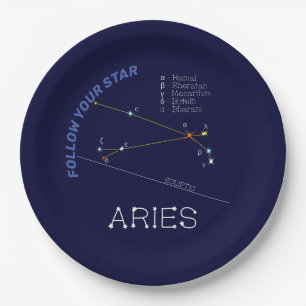Zodiac Constellation Aries Pappteller