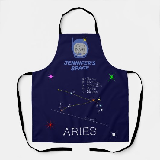 Zodiac Constellation Aries Schürze (Vorderseite)