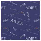 Zodiac Constellation Aries Stoff (Nahaufnahme)