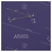 Zodiac Constellation Aries Stoff (Nahaufnahme)