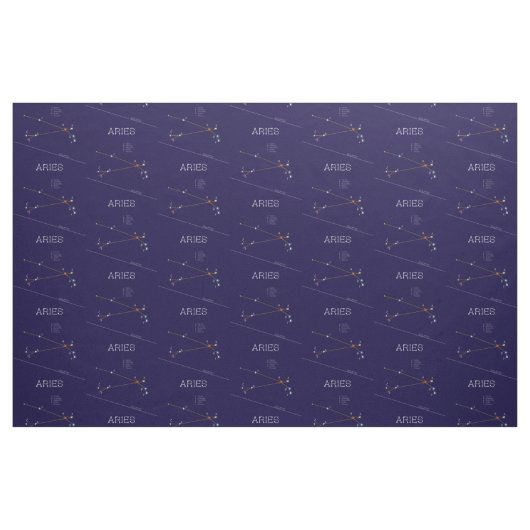 Zodiac Constellation Aries Stoff (Fat Quarter (45,7 x 55,9 cm))