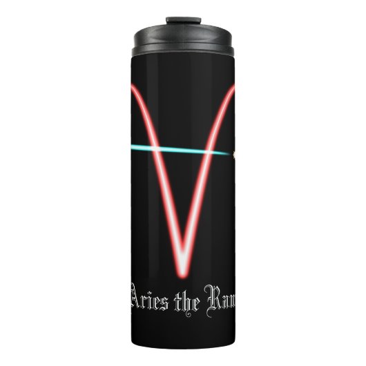 Zodiac Constellation Aries Thermal Tumbler Thermosbecher (Vorderseite)