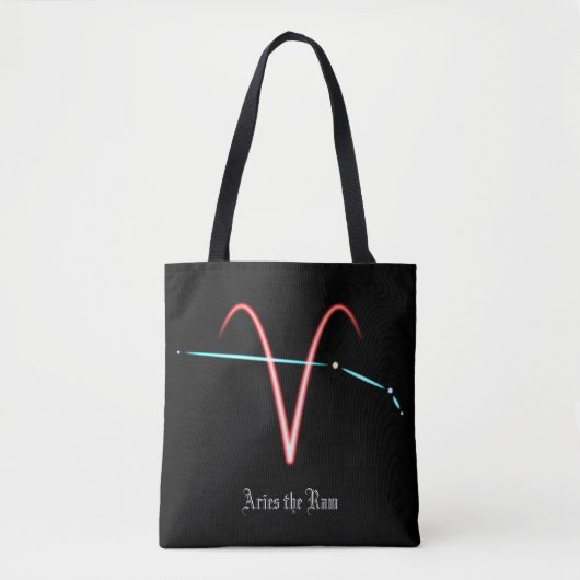 Zodiac Constellation Aries Tote Bag Tasche (Vorderseite)