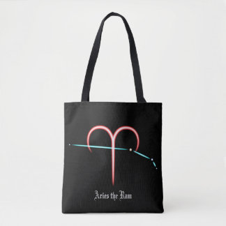 Zodiac Constellation Aries Tote Bag Tasche