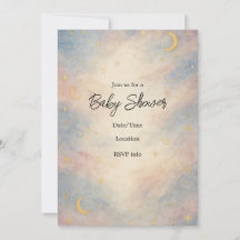 Zodiac Constellation Baby Shower Einladung