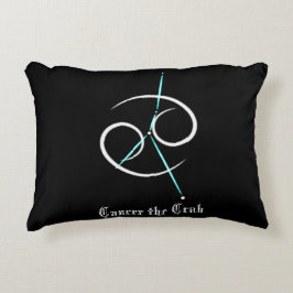 Zodiac Constellation Cancer Accent Pillow Dekokissen