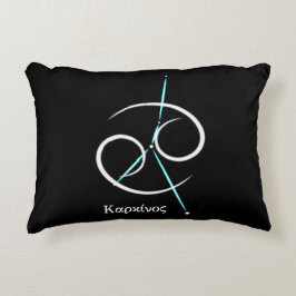 Zodiac Constellation Cancer Accent Pillow Dekokissen