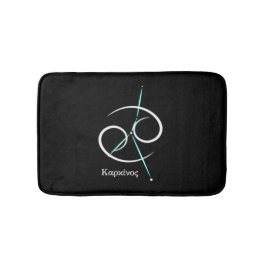 Zodiac Constellation Cancer Bath Mat Badematte