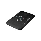 Zodiac Constellation Cancer Bath Mat Badematte (Schrägansicht)