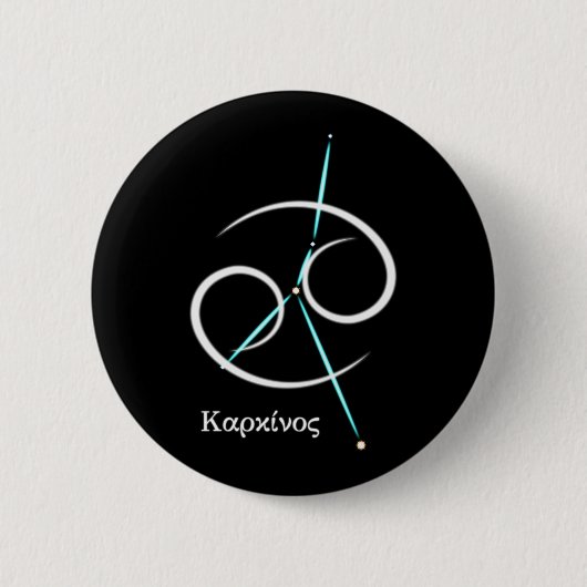 Zodiac Constellation Cancer Button (Vorderseite)