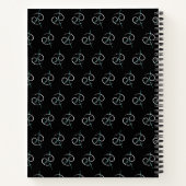 Zodiac Constellation Cancer Notebook Notizblock (Rückseite)