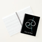 Zodiac Constellation Cancer Notebook Notizblock (Innenseite)