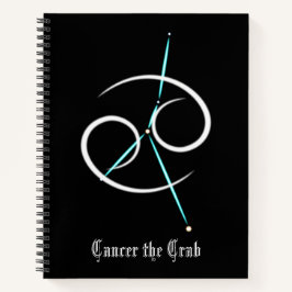 Zodiac Constellation Cancer Notebook Notizblock
