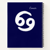 Zodiac Constellation Cancer Notizblock (Rückseite)