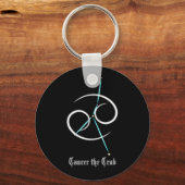 Zodiac Constellation Cancer Schlüsselanhänger (Vorderseite)