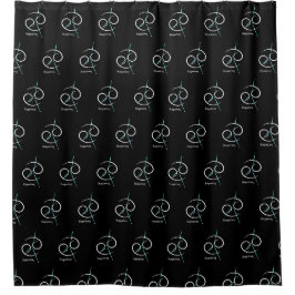 Zodiac Constellation Cancer Shower Vorhang