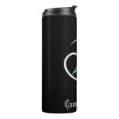 Zodiac Constellation Cancer Thermal Tumbler Thermosbecher (Nach links gedreht)
