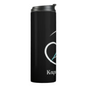 Zodiac Constellation Cancer Thermal Tumbler Thermosbecher (Nach links gedreht)
