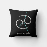 Zodiac Constellation Cancer Throw Pillow