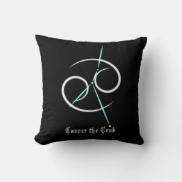 Zodiac Constellation Cancer Throw Pillow Kissen