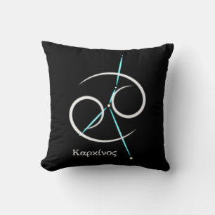 Zodiac Constellation Cancer Throw Pillow Kissen