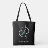 Zodiac Constellation Cancer Tote Bag Tasche (Rückseite)