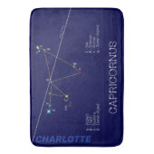 Zodiac Constellation Capricornus Badematte (Vorderseite Vertikal)
