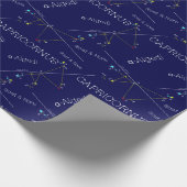 Zodiac Constellation Capricornus Geschenkpapier (Ecke)