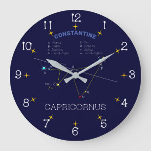 Zodiac Constellation Capricornus Große Wanduhr