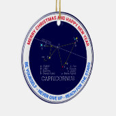 Zodiac Constellation Capricornus Keramik Ornament (Rechts)