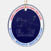 Zodiac Constellation Capricornus Keramik Ornament (Links)