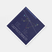 Zodiac Constellation Capricornus Serviette (Ecke)