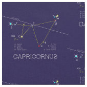 Zodiac Constellation Capricornus Stoff (Nahaufnahme)