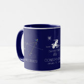 Zodiac Constellation Capricornus Tasse (Vorderseite Links)