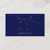 Zodiac Constellation Capricornus Visitenkarte (Vorderseite)