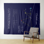 Zodiac Constellation Capricornus Wandteppich (Beispiel (Horizontal))