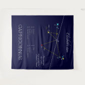 Zodiac Constellation Capricornus Wandteppich (Vorderseite (Horizontal))
